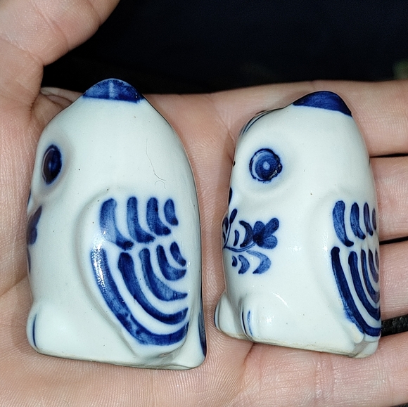 Vintage Owl Salt Pepper Shakers - Picture 4 of 5